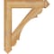 Ekena Millwork Olympic Arts & Crafts Rough Sawn Bracket, Western Red Cedar, 4"W x 24"D x 28"H BKT04X24X28OLY03RWR - alternate 2